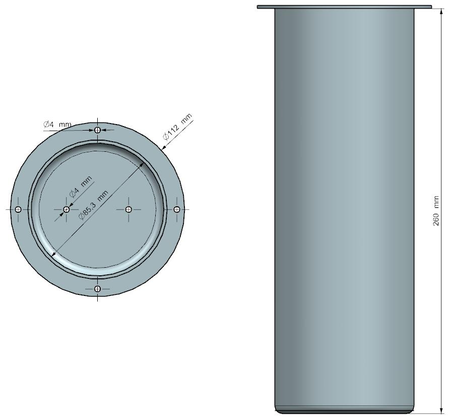 66 Figure 60 Dimensioni dei contenitori da litro Sopra illustrata l immagine del contenitore da 5 litri e di quello da litro, con le rispettive dimensioni.