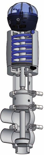 BByP Barriera vapore / Steam barrier BBYP BBYP Deviatrice / Divert Connessioni da DN10 a DN150 Materiale a contatto con il prodotto Materiale guarnizioni a contatto con il prodotto (omologazione FDA)