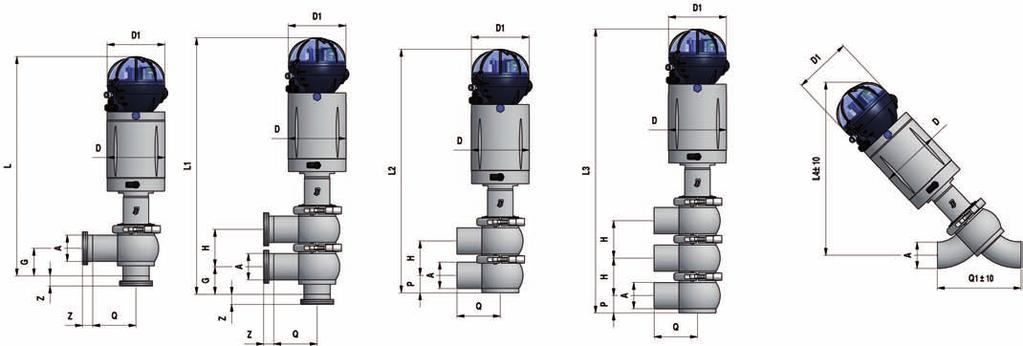 BBZP DimenSioni mm DimenSionS mm BBZP BBZP deviatrice/divert BBZP P7 / m8 BBZP m8 deviatrice/divert BBZP V 45 S/S Din f/f Din m/g Din DN A D D1 g h L L1 L2 L3 L4 P q q1 Z Z A S/S Din 11850/2 10 12x1