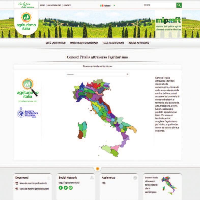 31 6.1 Sito Web Pagina di sottosezione Alle pagine di sottosezione vi si accede cliccando su una delle sezioni di macroarea presenti nella bottoniere principale.