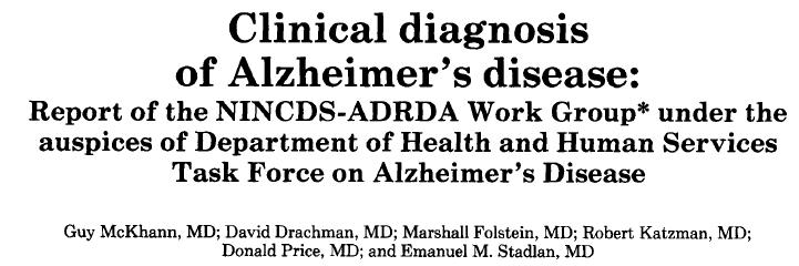 PROBABILE -presenza di demenza -almeno 2 sfere cognitive -andamento ingravescente -supportata da compromissione IADL e BPSD -CSF standard normale -EEG