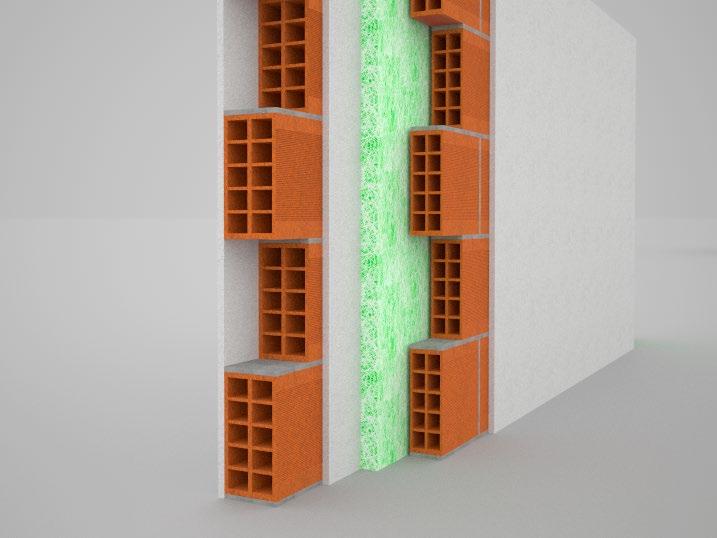 Sulla base di tale risultato, si propongono altre soluzioni tecniche di isolamento acustico e termico di pareti tipiche nelle nuove costruzioni con JUST GreenPlanet: SOLUZIONE 2 - CALCOLATA prima