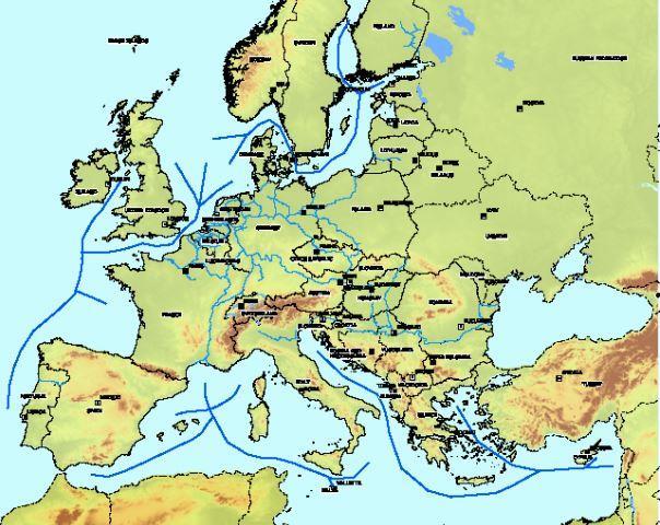 e passeggeri tra porti situati nell Europa geografica o tra questi porti e i porti
