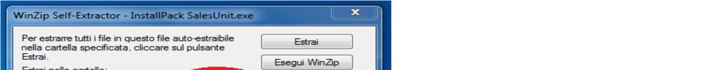Effettuare il download dei seguenti file salvandoli sul desktop del pc: (* Vedi Nota 1 a fine documento ) InstallPack SalesUnit (