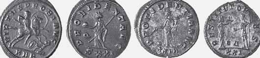antoniniani diversi: Probo (2), Caro, Numeriano, Diocleziano e Massimiano Ercole qbb BB 110 3264 -