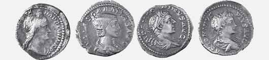 Aurelio, Caracalla e Commodo BB BB+ 170 3303 - Lotto di 4 denari: Adriano, Antonino Pio, Marco Aurelio