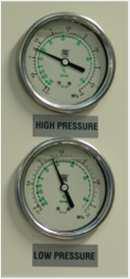 Controllo immediato delle pressioni del refrigerante:
