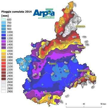 1 INTRODUZIONE Il presente rapporto contiene il quadro complessivo della situazione idrica relativa all anno 2014 della porzione piemontese del bacino idrografico del fiume Po.