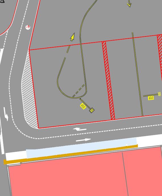 17. AREE FRONTE HANGAR Le aree antistanti le aviorimesse PG132 e PG175 sono destinate alla servitù di passaggio per l accesso dei velivoli in sicurezza all interno dell hangar.