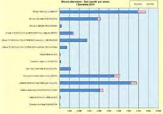 Misure alternative alla detenzione - Dati ripartiti per sesso - I Semestre 2014 TIPOLOGIA INCARICO Uomini Donne TOTALE AFFIDAMENTO IN PROVA Condannati dallo stato di 7.931 796 8.