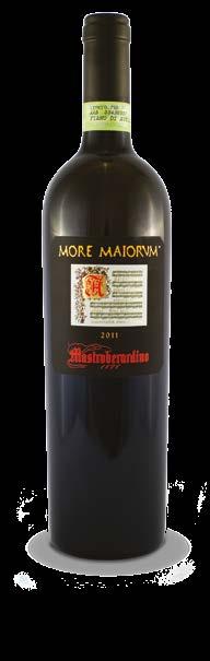 TOP MORE MAIORUM FIANO DI AVELLINO DOCG Prodotto con uve selezionate da un unico vigneto, More Maiorum è la massima espressione del vitigno Fiano.