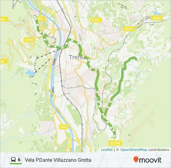 Direzione: Vela Centro 33 fermate VISUALIZZA GLI ORARI DELLA LINEA Grotta Piazza Piazza della Grotta, Trento Grotta Bindesi Via Marzola, Trento Villazzano Villa Belfonte Via Marzola, Trento Orari