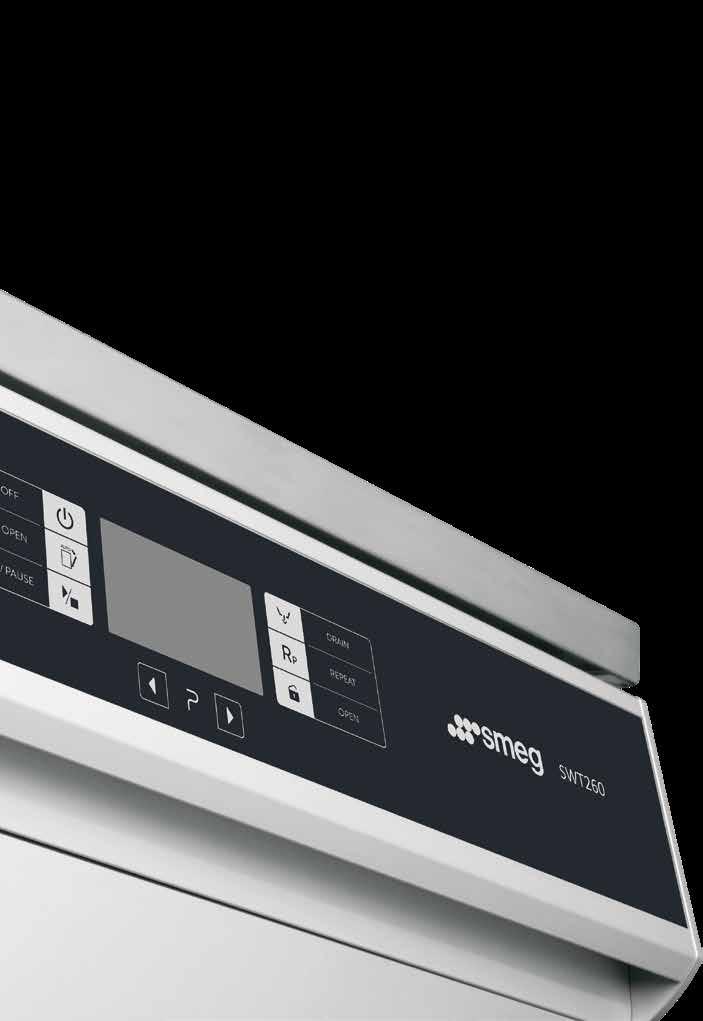 LAVASTOVIGLIE AD ACQUA PULITA Gamma SWT SMEG rappresenta 50 anni di tradizione nella costruzione di lavastoviglie ed oltre 30