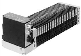 Long DN 3,5 M 7 Batteria di valvole FASE 1: Scegliere versione elettrica Versione 11 Batteria valvole con connettore D-sub a 25 poli.