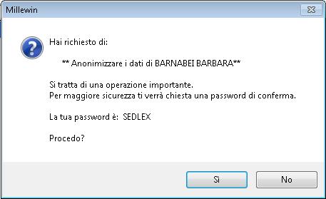 Anonimizzazione pazienti L anonimizzazione dei pazienti permette di conservare i dati dei pazienti per fini statistici rendendo i dati anagrafici anonimi ed eliminando le informazioni che possono far