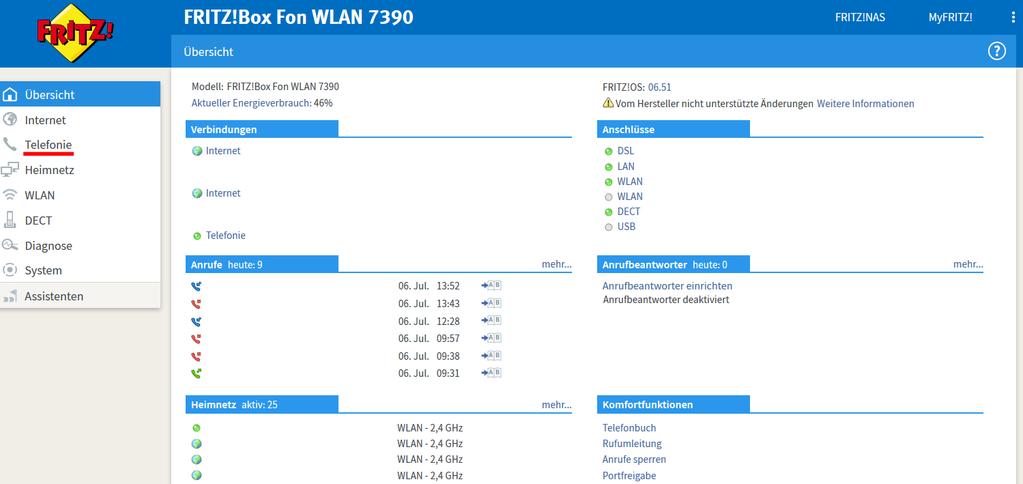 Passo 4: aggiunta delle liste Score nella Fritzbox