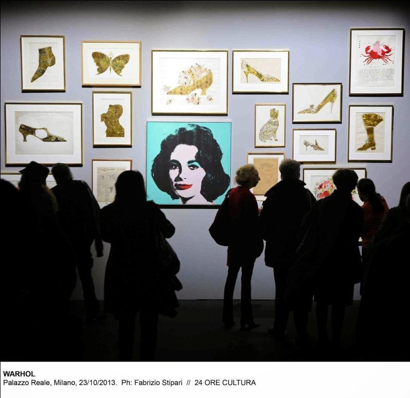 CONVIVIALE N. 16 Visita alla mostra di Andy Warhol La visita culturale della serata è stata dedicata al padre della Pop Art americana: Andy Warhol.
