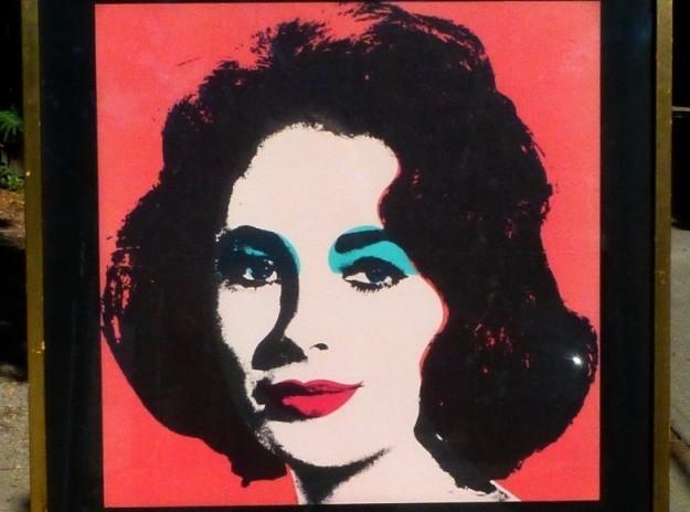 era una giovane ma competente guida che li ha condotti attraverso le sale dedicate a Warhol.