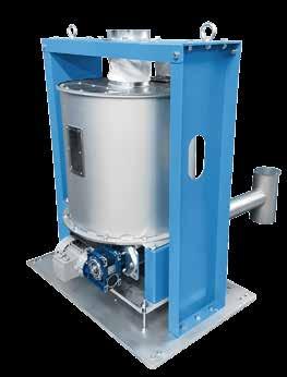 POLVERI - POWDERS DOSATORI GRAVIMETRICI PER POLVERE A BATCH GRAVIMETRIC DOSAGE UNITS FOR POWDER A BATCH PLC READY 4.0 Versione speciale a fondo piatto per materiali difficili.