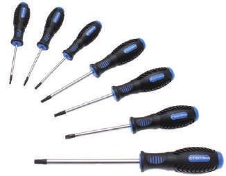 SET CACCIAVITI XZN SET CACCIAVITI BGS 781 SET 8 PEZZI, CACCIAVITI TORX CON FORO, TH8-TH0 52,25 comprende: