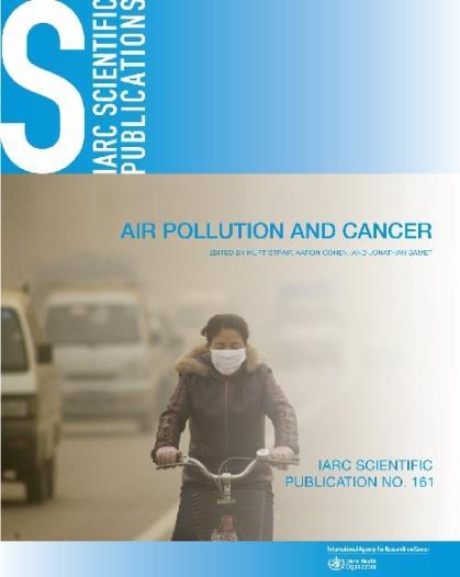 IARC-Agenzia Internazionale per la Ricerca sul Cancro classifica Outdoor air pollution e Particulate matter in outdoor air