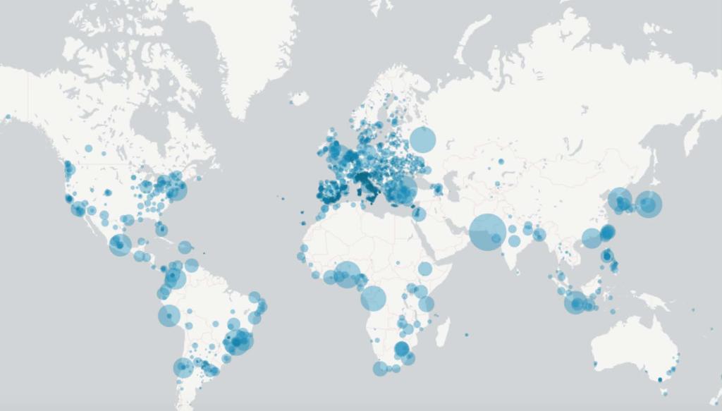 The Covenant of Mayors around the world Global Secretariat North America South America European Union & EFTA South Mediterranean Sub- Saharan Africa India Eastern- Europe & South Caucasus South- East