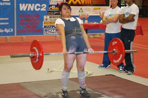 Record Europei Squat,Stacco e Totale M3 ROBERTO MALEGORI 5 classificato cat.