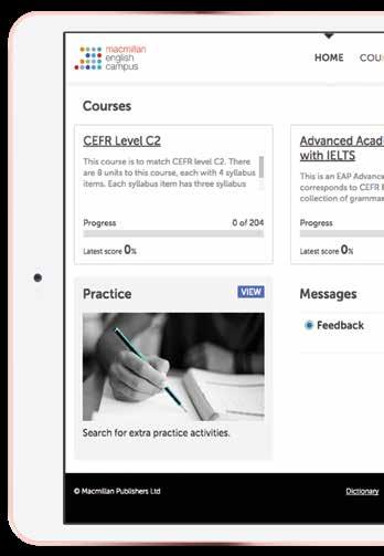 Una piattaforma completa Accesso: gli studenti possono accedere e migliorare la conoscenze dell inglese in qualsiasi momento e da qualsiasi strumento portatile Personalizzazione: è possibile inserire