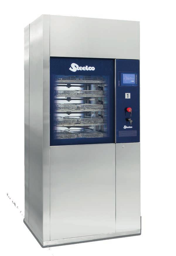 DS 750 - DS 800 - Lavastrumenti a termodisinfezione Studiate per incrementare la capacità di riprocesso dello strumentario trattato nelle centrali di sterilizzazione, queste lavastrumenti sono