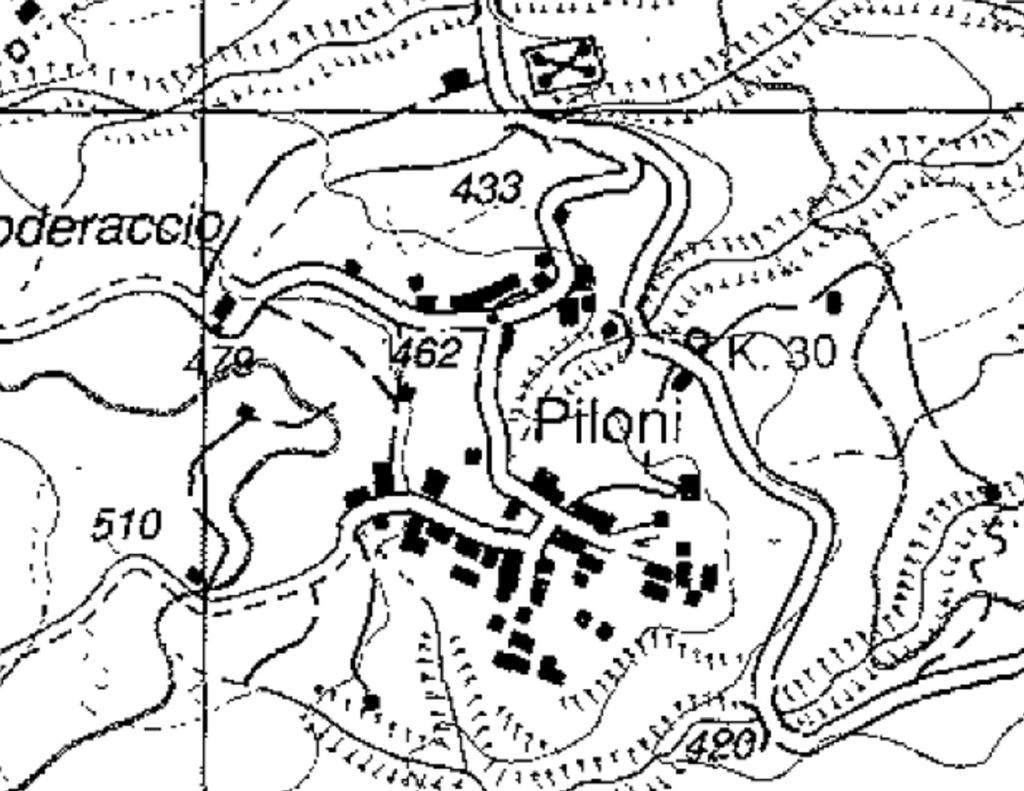 Comune di Roccastrada ESTRATTO COFOGRAFIA Scala 1:25000