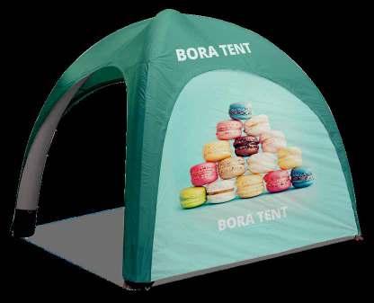 Bora Tent - Struttura gonfiabile in TPU con fodera in poliestere removibile - Sistema ad aria prigioniera: