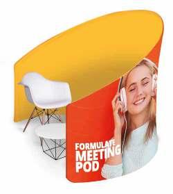 Disponibile primavera 2018 Formulate Meeting Pod Prodotto Codice (h) x (l) x (p) mm Formulate Meeting Pod FORM-MPOD-01 2100 x 2900 x 2550 mm Perfetto per creare spazi riservati