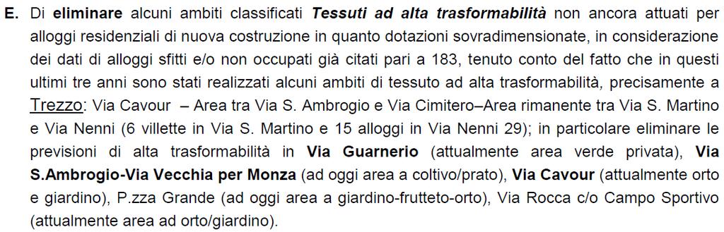 industriali e le modalità procedurali per il loro