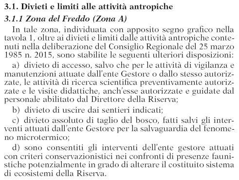 La figura 4, riporta un estratto del Piano