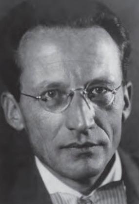Equazione degli oggetti quantistici Erwin Schrödinger (1887-1961), Premio Nobel per la Fisica nel 1933 per la equazione a lui intitolata.