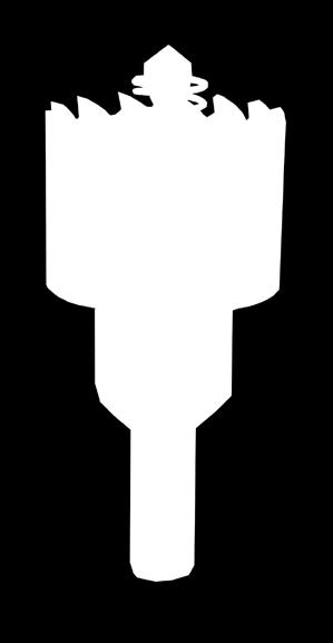 stazionarie. H utile di taglio 15 mm; profondità utile 18 mm. Seghe e frese a tazza Codice Ø / cad.