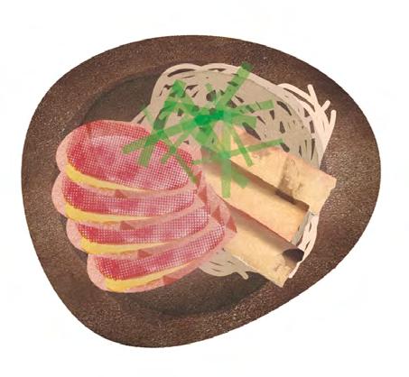 and udon on the side 22 nikomi 牛ホホ肉の味噌煮込み Guancia di manzo brasata alla giapponese con miso, soia, carote e daikon Beef cheek stew in