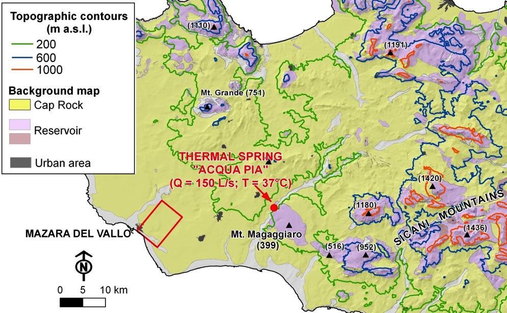 Sistema di circolazione regionale: Evidenze isotopiche δ 18 O della sorgente idrotermale Acqua Pia è circa -6.7 (Fancelli et al,1991; Grassa et al., 2006).