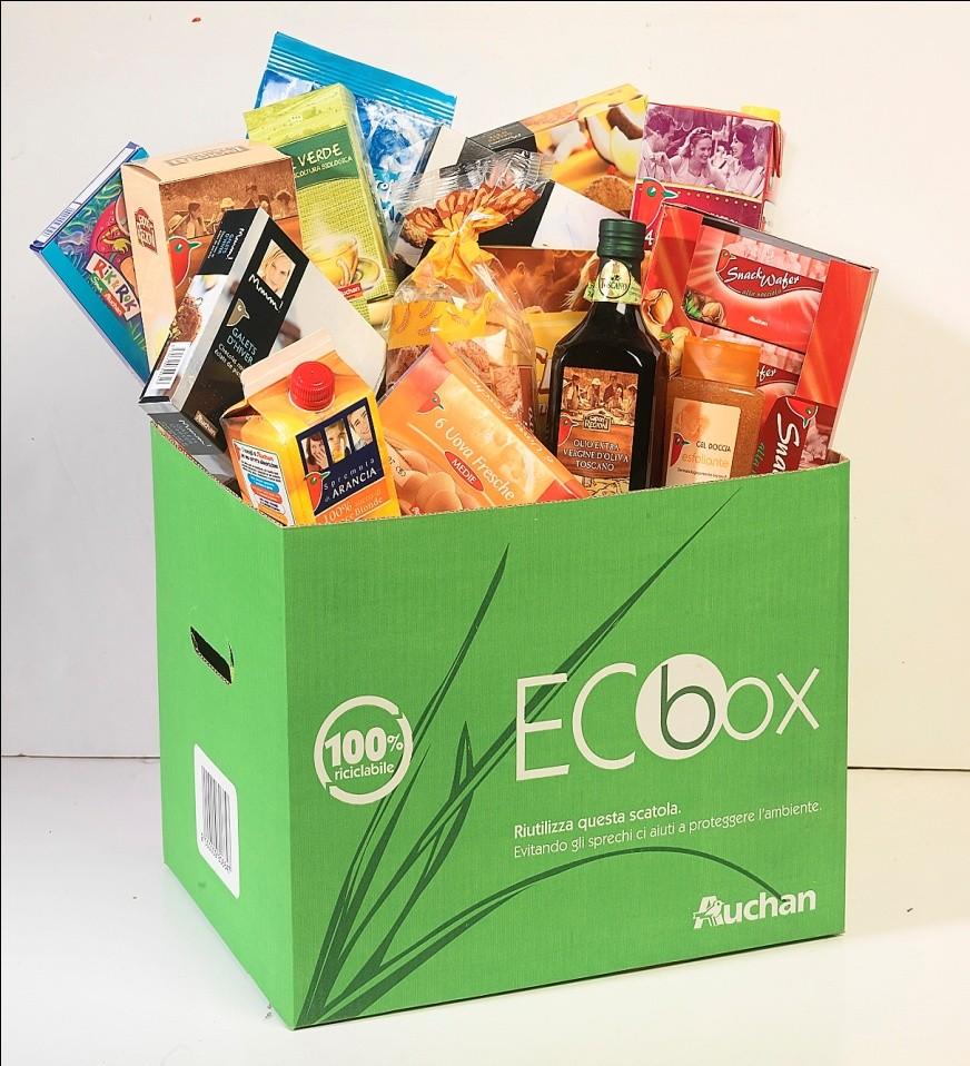 biodegradabile100%, il sacchetto ed il box 100%