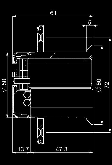 composto da: N 1 Defender TOP SYSTEM nero altezza mm 60, art. 94.