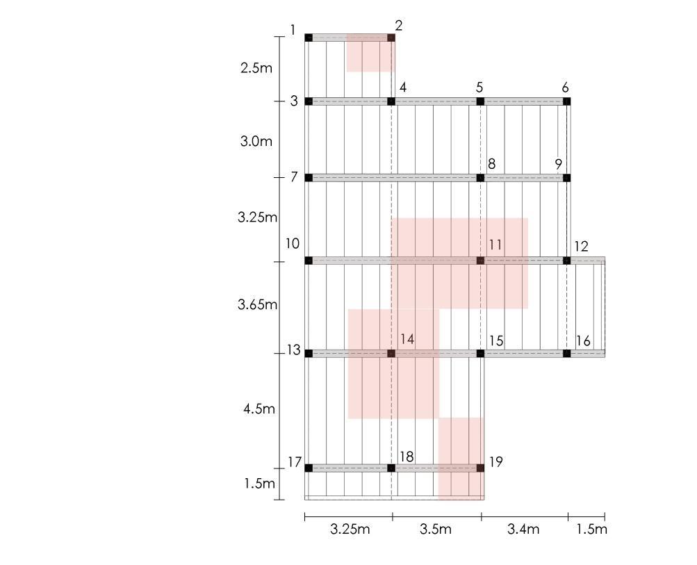 fyk = 275 MPa resistenza caratteristica dell'acciaio a rottura fyd = fyk/1,05 = 261,9MPa Poi calcolo il modulo di resistenza: Wx = Mmax/fyd Trave 1-2 =12,74*10³/261,9 = 48,66 cm³ IPE 120