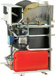 Caldaie a gas Disegno tecnico egenda Sunagaz camera aperta: - Collegamento gas di scarico - Mandata riscaldamento (R ) - Ritorno riscaldamento (R ) - Raccordo gas (R / ) 5- Mandata circuito