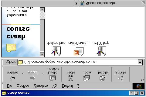 File e cartelle File: File: corrispondono ai ai documenti, possono contenere testi, testi, presentazioni, immagini di di vari vari formati, programmi Cartelle: sono sono contenitori,