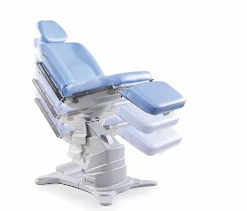 Electric height Altezza elettrica Movements / Movimentazioni ENT VISITS DENTAL SURGERY AND