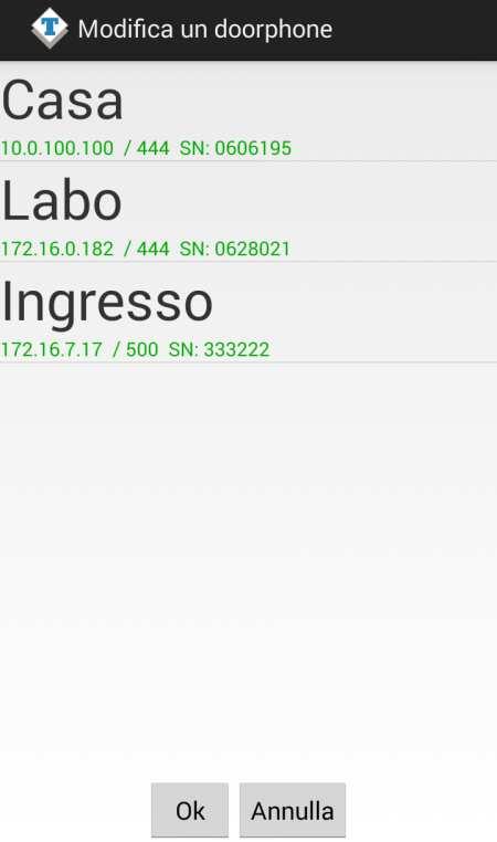 Il numero della porta è quello utilizzato internamente dal programma per le comunicazioni, deve essere 8081. Se lasciato vuoto viene compilato in automatico con quello di default (8081).