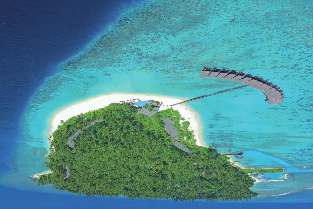 FAAFU / MALDIVE Filitheyo Island Resort Lux Unico resort sull Atollo di Faafu che è coperto da una folta vegetazione tropicale.