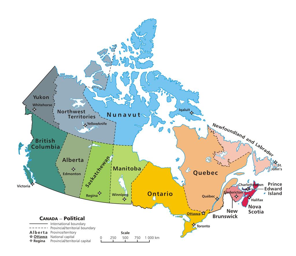 Stato federale Sorgente: Wikipedia Il Canada è una democrazia