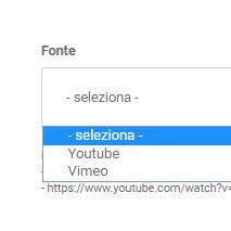 Video È possibile caricare un video di presentazione dell azienda rispettando le indicazioni relative alle fonti supportate (Youtube - Vimeo) PDF È possibile