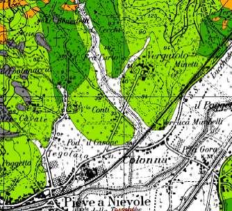 VARIANTE PARCHEGGIO PRESSO SCUOLA MATERNA LA COLONNA PERICOLOSITÀ GEOMORFOLOGICA PAI Estratto stralcio n 125 scala 1:25000 Non ricade nel perimetro di aree a pericolosità geomorfologica Verifica ai