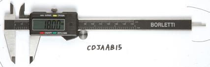 CDJAAB15 CDJAAB20 Campo di misura 153 mm 200 mm Risoluzione 0,01 mm